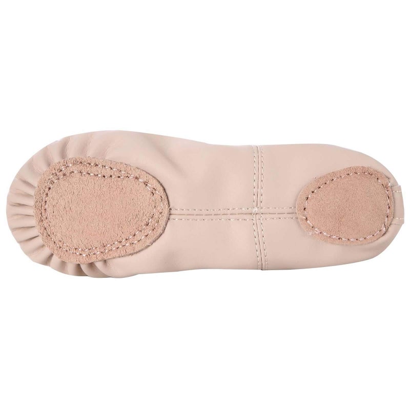Dynadans Soft Leather Ballet Shoes/Ballet Slippers/Dance Shoes for Girls and Boys (Toddler/Little/Big Kid/Women)-Nude-12M Little Kid - Image 5